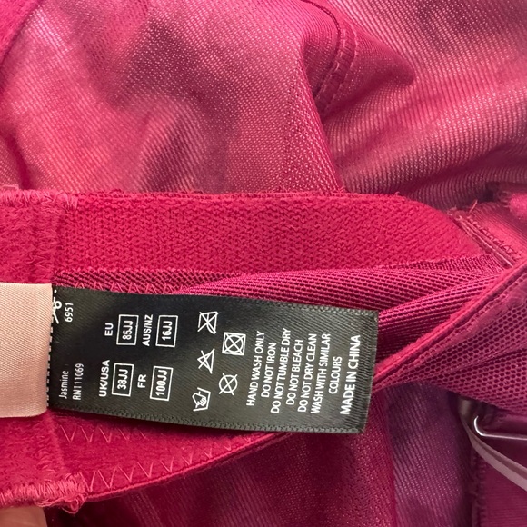 Panache NEW Jasmine Lace Under Wire Bra Autumn Floral 6951 Balconette Size 38JJ - Picture 11 of 16